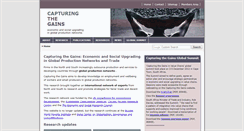 Desktop Screenshot of capturingthegains.org