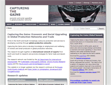 Tablet Screenshot of capturingthegains.org
